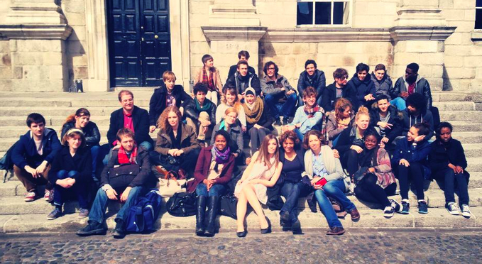 Visite des élèves du Lycée Français de Copenhague et des étudiants de Lille 3.